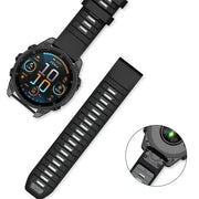 QuickFit Silicone Sports Strap for the Garmin (22mm/26mm) (wide compatibility & 22 colours) by Habicare
