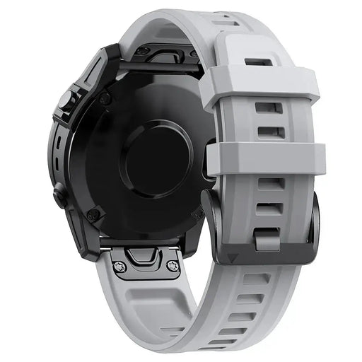 QuickFit Silicone Strap for a Range of Garmin Watches (22mm) (See list of models in the description) by Habicare