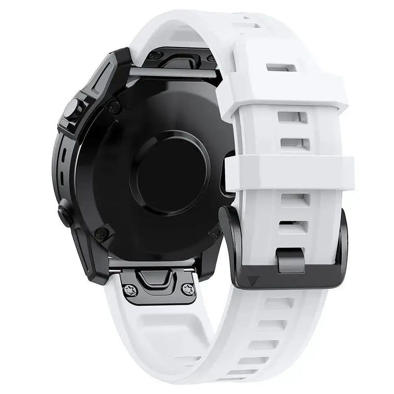 QuickFit Silicone Strap for a Range of Garmin Watches (22mm) (See list of models in the description) by Habicare