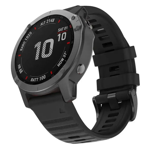 QuickFit Silicone Strap for the Garmin Descent MK1/MK2/MK2i, Enduro/2, Tactix Delta (26mm) (10 colours available) by Habicare