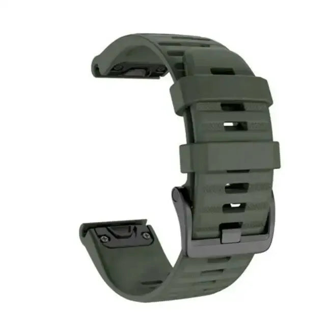 QuickFit Silicone Strap for the Garmin Descent MK1/MK2/MK2i, Enduro/2, Tactix Delta (26mm) (10 colours available) by Habicare