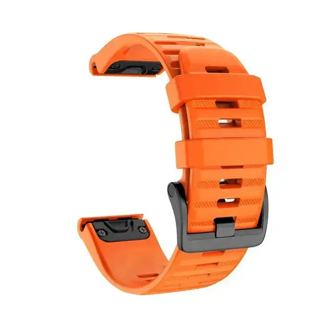 QuickFit Silicone Strap for the Garmin Descent MK1/MK2/MK2i, Enduro/2, Tactix Delta (26mm) (10 colours available) by Habicare
