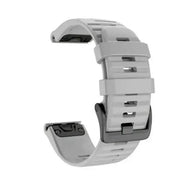 QuickFit Silicone Strap for the Garmin Descent MK1/MK2/MK2i, Enduro/2, Tactix Delta (26mm) (10 colours available) by Habicare