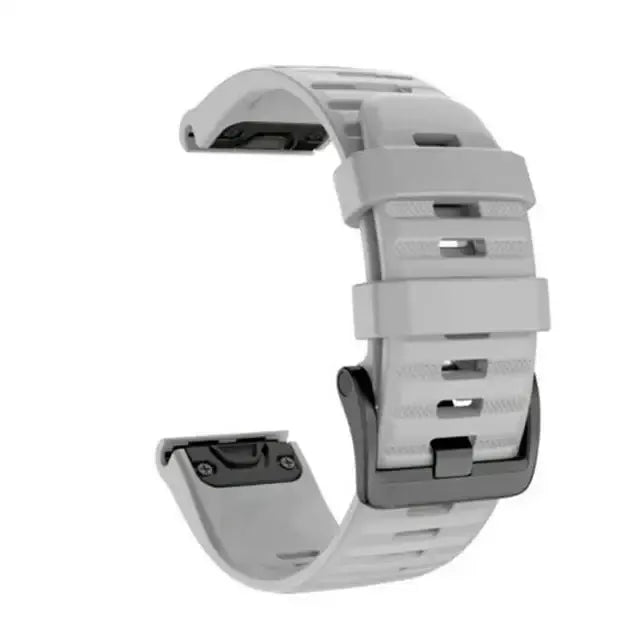 QuickFit Silicone Strap for the Garmin Descent MK1/MK2/MK2i, Enduro/2, Tactix Delta (26mm) (10 colours available) by Habicare