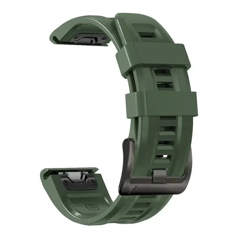 QuickFit Silicone Strap for the Garmin Flagship Models (2 sizes & 46 colours available) by Habicare