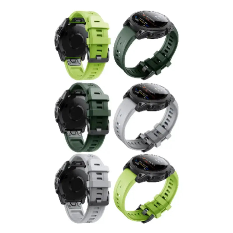 QuickFit Silicone Strap for the Garmin Forerunner 955 & 965 (available in 12 colours) by Habicare