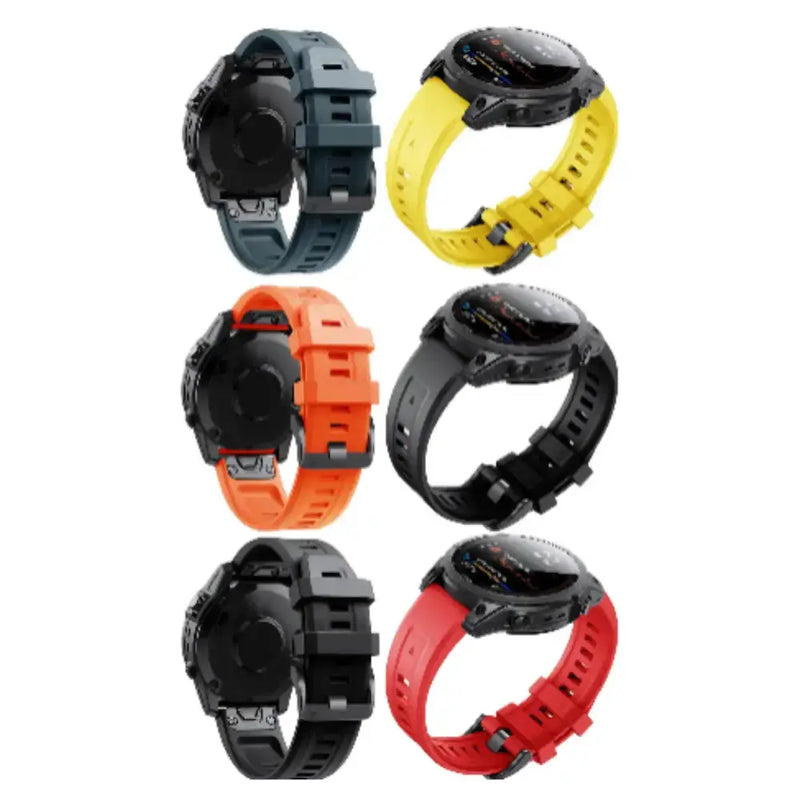 QuickFit Silicone Strap for the Garmin Forerunner 955 & 965 (available in 12 colours) by Habicare