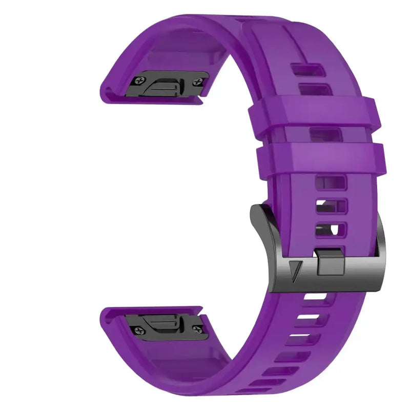 Quickfit Silicone Strap for the Garmin Watch Series (available of various range of models and 46 colours) by Habicare