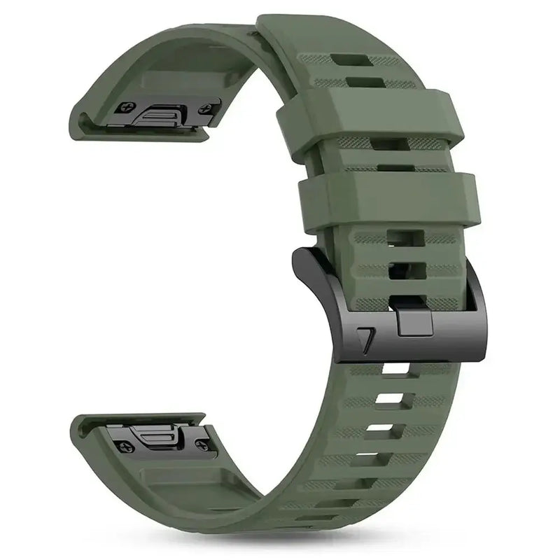 Quickfit Silicone Strap for the Garmin Watch Series (available of various range of models and 46 colours) by Habicare