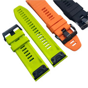 Quickfit Silicone Strap for the Garmin Watch Series (available of various range of models and 46 colours) by Habicare