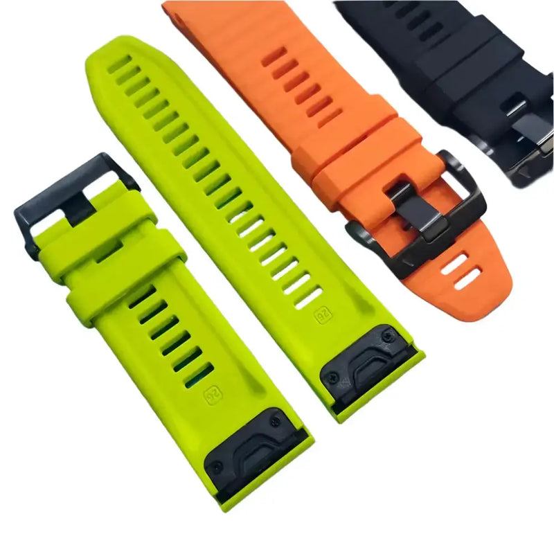 Quickfit Silicone Strap for the Garmin Watch Series (available of various range of models and 46 colours) by Habicare
