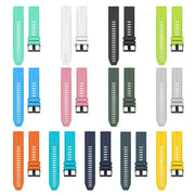 Quickfit Silicone Strap for the Garmin Watch Series (available of various range of models and 46 colours) by Habicare