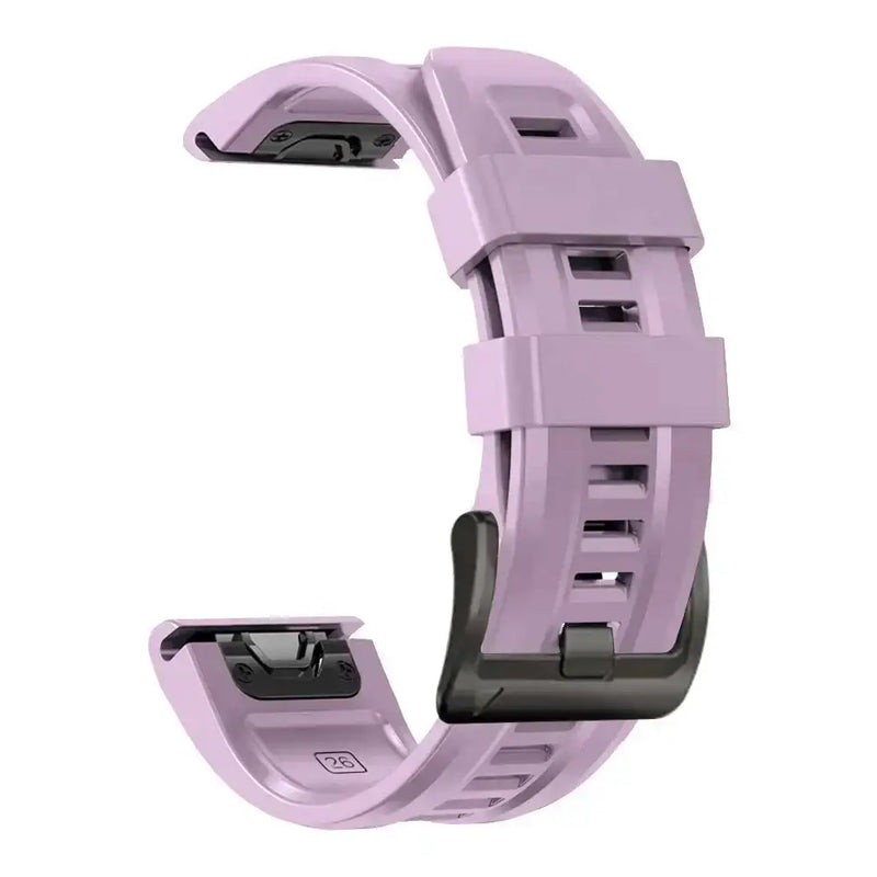 Quickfit Silicone Strap for the Garmin Watch Series (available of various range of models and 46 colours) by Habicare