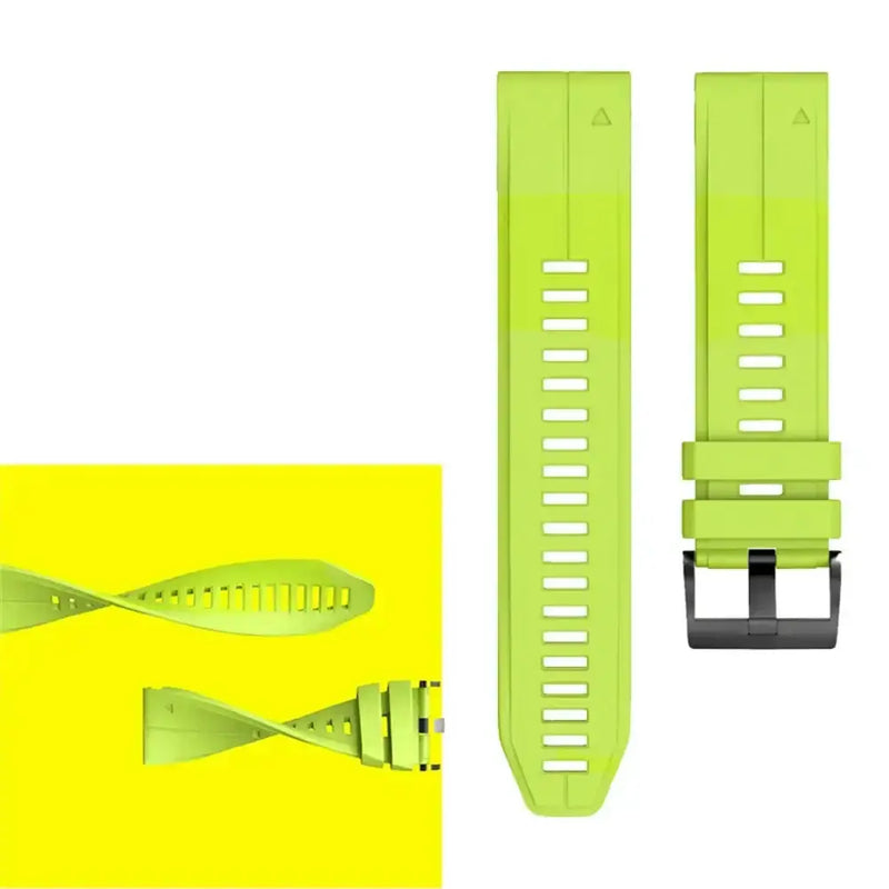 Quickfit Silicone Strap for the Garmin Watch Series (available of various range of models and 46 colours) by Habicare