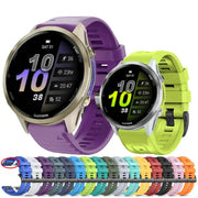Quickfit Silicone Strap for the Garmin Watch Series (available of various range of models and 46 colours) by Habicare