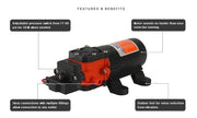 SEAFLO 12V Water Pump Trailer Caravan Camping Boat by salelink.co.nz