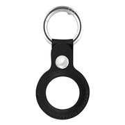 AirTag PU Leather Case Keyring - Black by salelink.co.nz