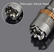 T6 LED Tactical Flashlight - Adjustable Focus Rechargeable Torch with 5 Modes by Mead's Supply & Equipment Outfitters limited