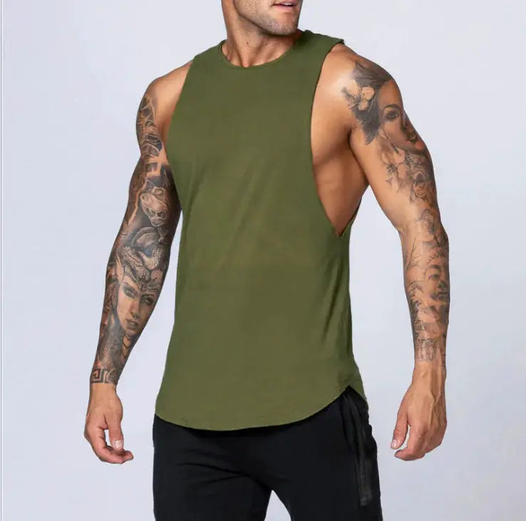 Men's Loose Cotton Sleeveless Singlet by Mead's Supply & Equipment Outfitters limited