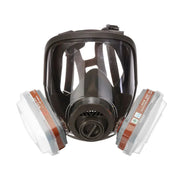 PM2.5 Protective Gas Mask for Air Quality Safety - Full Face Respirator with Polycarbonate Window by Mead's Supply & Equipment Outfitters limited