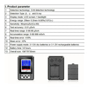 Radiation Detector Geiger Counter - Real-time Mean Cumulative - XR1 by 9eight5