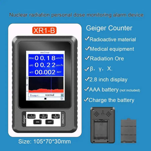 Radiation Detector Geiger Counter - Real-time Mean Cumulative - XR1 by 9eight5