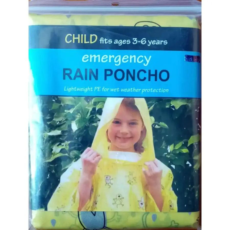 Rain Poncho - Child’s Size 3 - 6 yrs by 9eight5