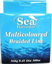 Sea- Harvester Spool 36KG Rainbow Braid 300 m Spools
