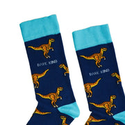 Save the Velociraptors Bamboo Socks by Barekind NZ