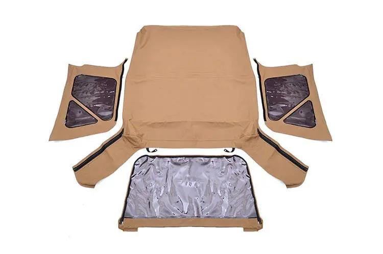 Soft Top 2-Door Full Steel Doors Jeep Wrangler TJ (97-06) by Magwarehouse.com