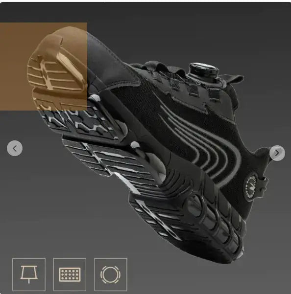 Rotary Button Safety Shoes Men by Mead's Supply & Equipment Outfitters limited
