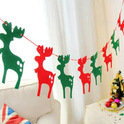 46PCS Merry Christmas Banner Decorations Bunting Sign by salelink.co.nz
