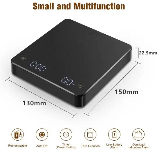 Coffee Scale 3000g/0.1g by salelink.co.nz
