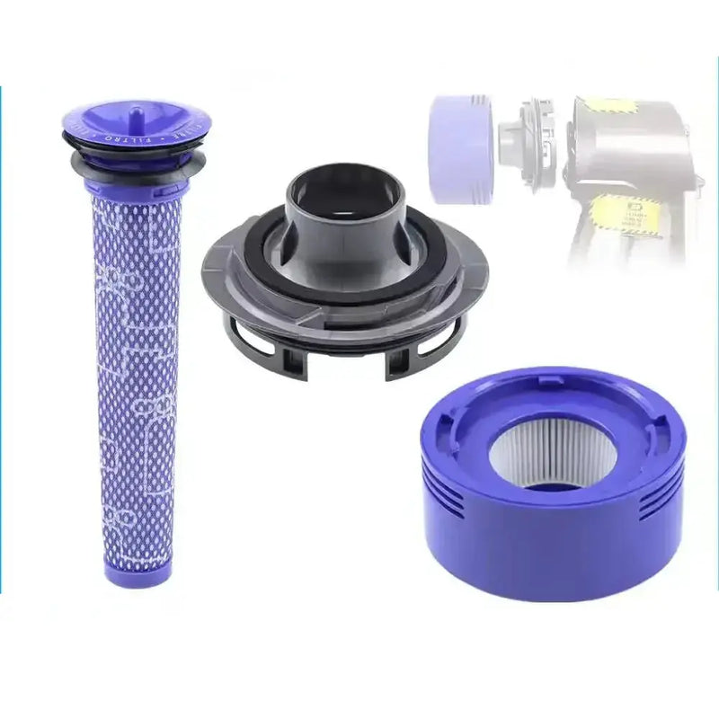 Rear Motor HEPA Filter Cover Replacement for V7 & V8 Vacuum Cleaners by Habicare