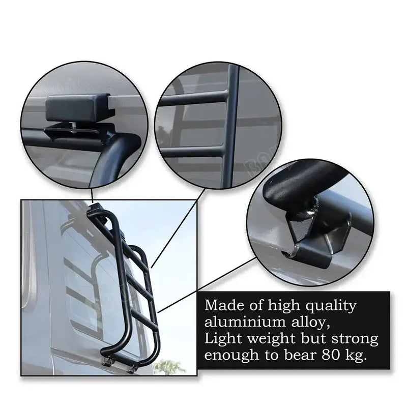 Rear Window Rack / Ladder for RV's & Campervans by Habicare