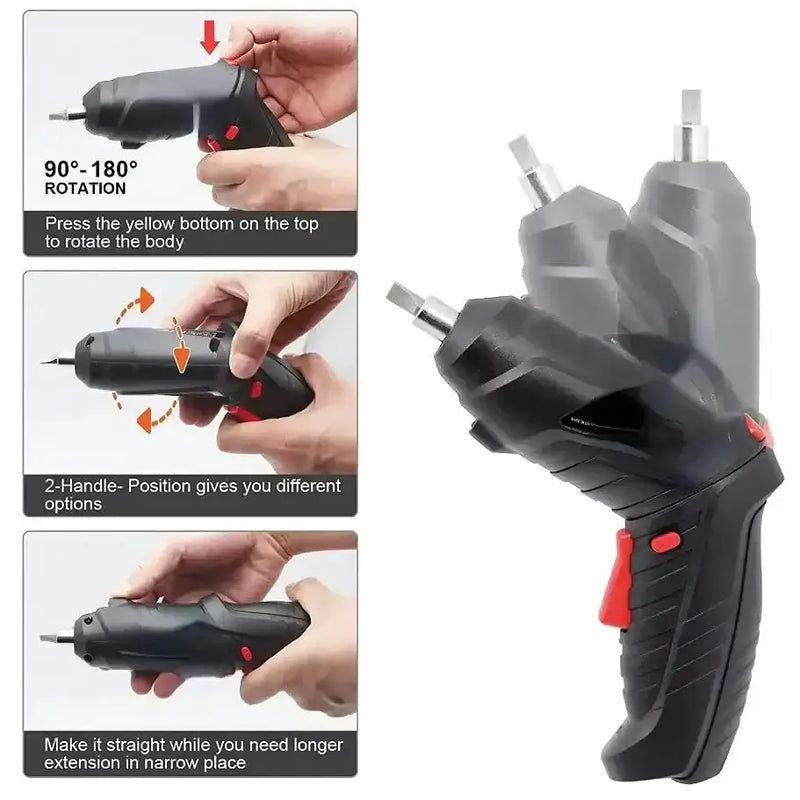 Rechargeable Electric Screwdriver Set by Habicare