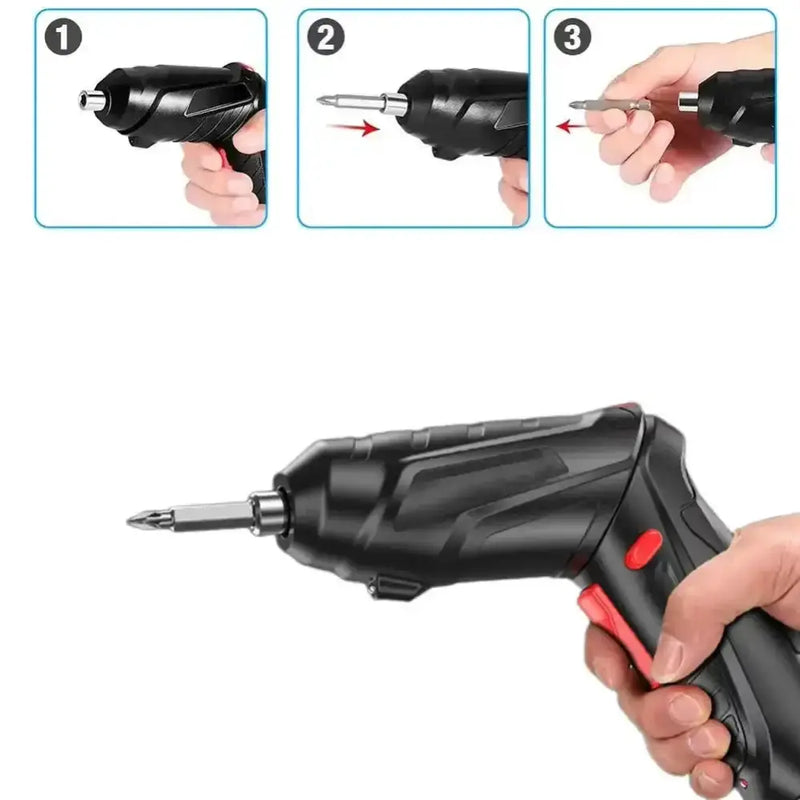 Rechargeable Electric Screwdriver Set by Habicare
