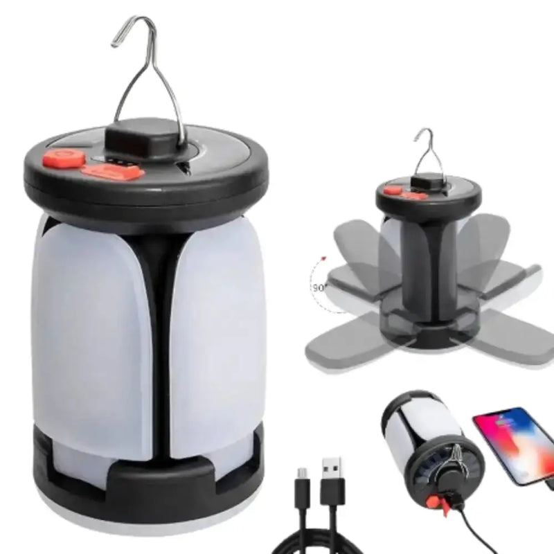Rechargeable Folding LED Camping Lantern by Habicare