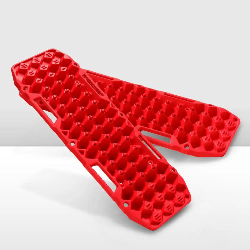 BUNKER INDUST Pair 10T Recovery Tracks - Red by Kiwi Offroad
