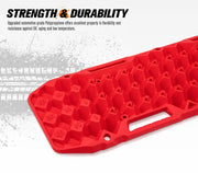 BUNKER INDUST Pair 10T Recovery Tracks - Red by Kiwi Offroad
