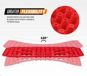 BUNKER INDUST Pair 10T Recovery Tracks - Red by Kiwi Offroad