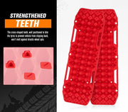 BUNKER INDUST Pair 10T Recovery Tracks - Red by Kiwi Offroad