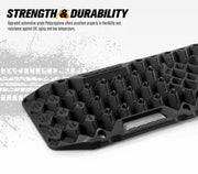 Bunker Indust Recovery Tracks Farm Jack Base 10T Board Sand Mud Snow OffRoad 4WD - Black by Kiwi Offroad