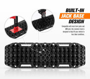 Bunker Indust Recovery Tracks Farm Jack Base 10T Board Sand Mud Snow OffRoad 4WD - Black by Kiwi Offroad