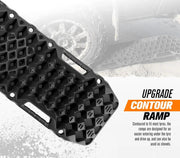 Bunker Indust Recovery Tracks Farm Jack Base 10T Board Sand Mud Snow OffRoad 4WD - Black by Kiwi Offroad