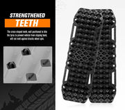 Bunker Indust Recovery Tracks Farm Jack Base 10T Board Sand Mud Snow OffRoad 4WD - Black by Kiwi Offroad