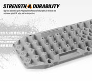 Bunker Indust Recovery Tracks Farm Jack Base 10T Board Sand Mud Snow OffRoad 4WD - Grey by Kiwi Offroad