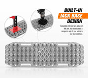 Bunker Indust Recovery Tracks Farm Jack Base 10T Board Sand Mud Snow OffRoad 4WD - Grey by Kiwi Offroad
