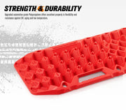 Bunker Indust Recovery Tracks Farm Jack Base 10T Board Sand Mud Snow OffRoad 4WD - Red by Kiwi Offroad
