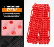 Bunker Indust Recovery Tracks Farm Jack Base 10T Board Sand Mud Snow OffRoad 4WD - Red by Kiwi Offroad